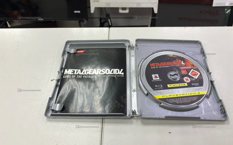 Sony диск для ps3 metal gear solid 4