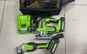 Купить Лобзик Greenworks 24V+ УШМ Greenworks 24V б/у , в Москва и область Цена:9900рублей