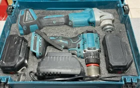 Набор инструментов 2/1 УШМ+ шуруповерт Makita