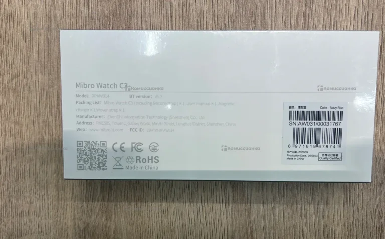 Умные часы Xiaomi Mibro C3?XPAW014?EU (С русским языком+ 2 ремешки) (темно-синий)