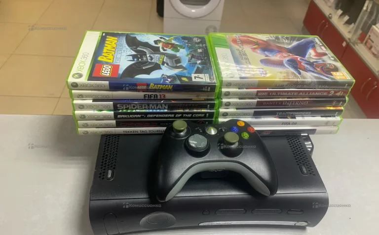 Приставка Xbox 360 120gb + 12 игр