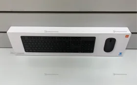 Клавиатура и мышь Xiaomi Mi Wireless Keyboard and Mouse Combo ENG WXJS01YM Русские буквы (черный)
