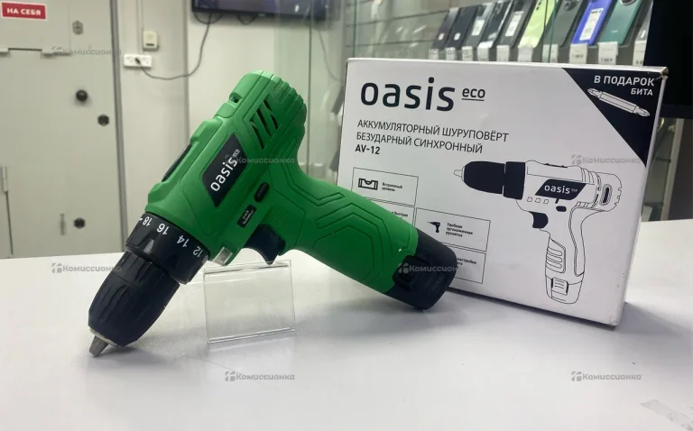 Аккумуляторный шуруповерт Oasis AV-12,