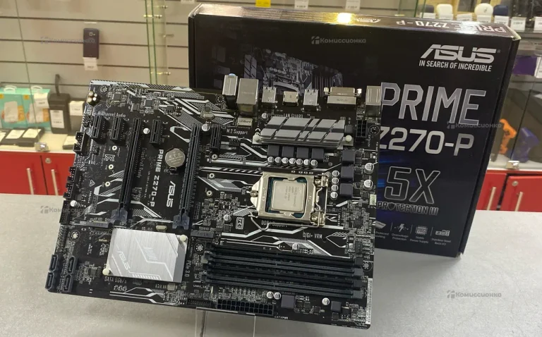 Материнская плата asus prime z270-h