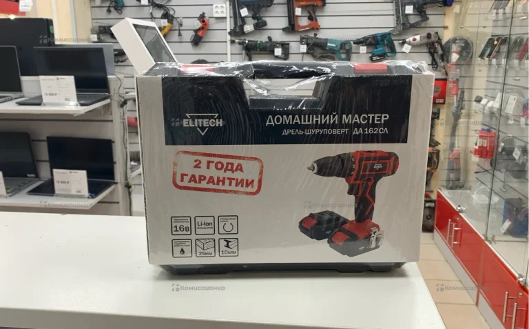 Дрель-шуруповерт Elitech ДА-162СЛ