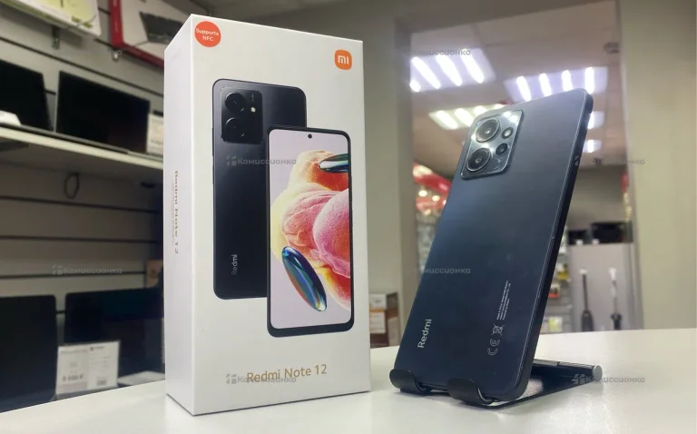 Xiaomi Redmi Note 12 4/128 ГБ black