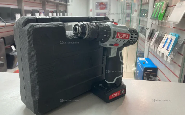 Аккумуляторная дрель-шуруповерт РЕСАНТА ДА-24-2ЛК