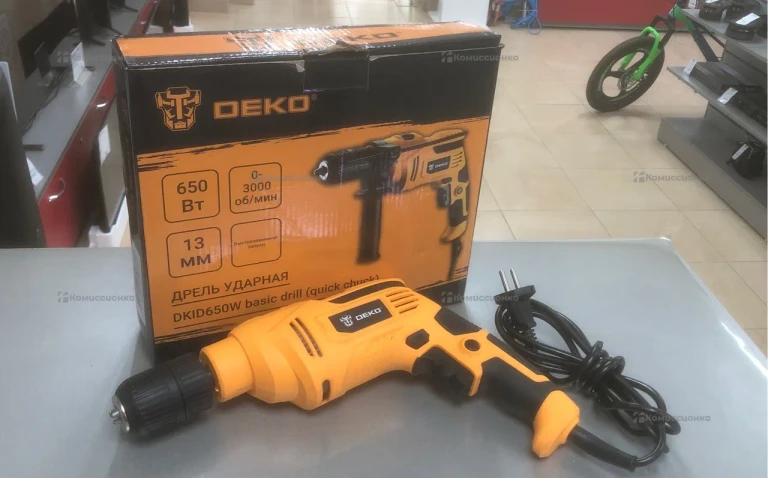 Дрель ударная DEKO DKID650W