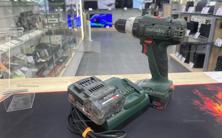 Аккумуляторная дрель шуруповерт Metabo BS 18 L