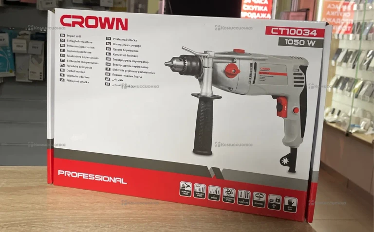 Ударная дрель CROWN CT10066