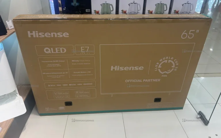 65"Телевизор LED HISENSE 65E7Q