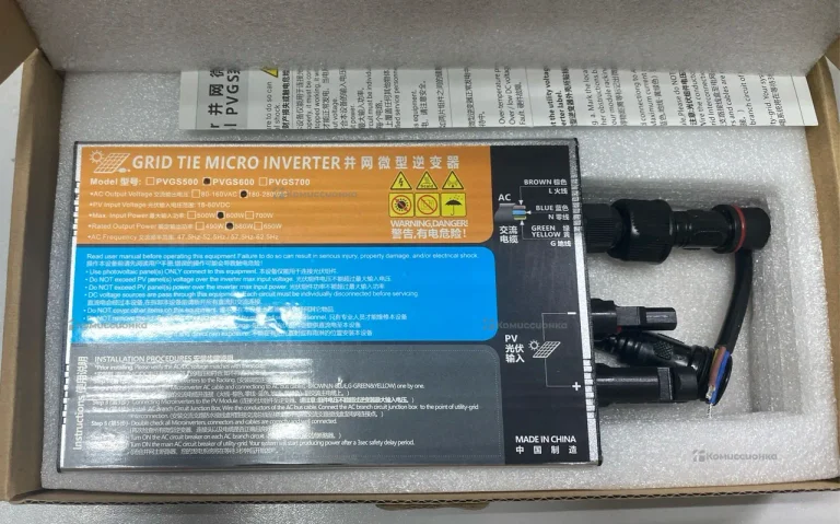 Инвертор grid tie micro inverter pvgs-600