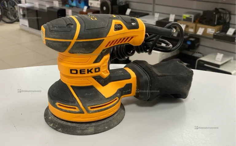Эксцентриковая шлифмашина сетевая DEKO DKG400-125