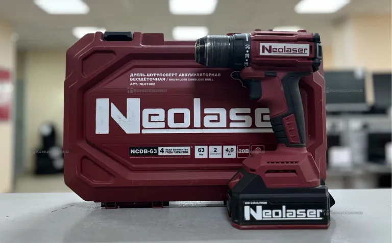 Дрель-шуруповерт безщеточный Neolaser NCDB-63