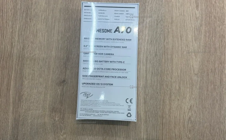 Itel A70 4/256 ГБ