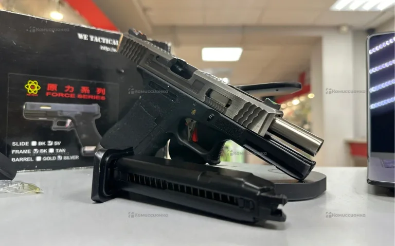 ПИСТОЛЕТ ПНЕВМ WE-G001WET-7 GLOCK-17 G-FORCE МЕТА