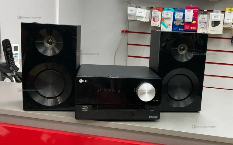 Музыкальный центр LG CM2460, 100Вт, Bluetooth, FM, USB, CD.