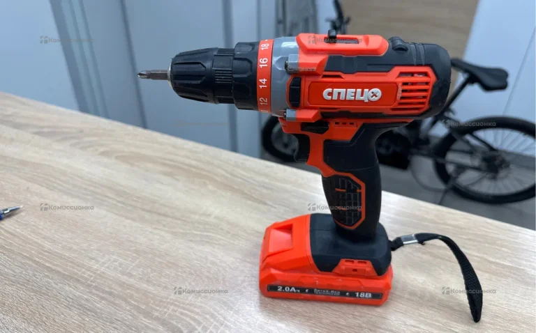 Аккумуляторная дрель шуруповёрт СПЕЦ БДА-18-ЛИ