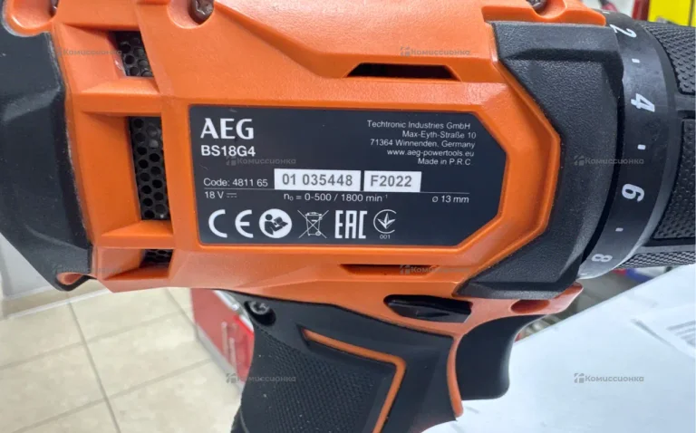 Аккумуляторный шуруповерт AEG BS18G4