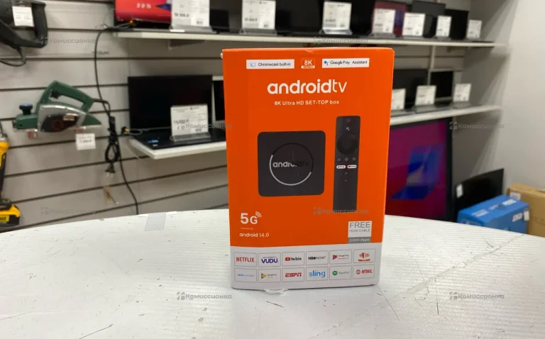 Цифровая ТВ приставка  androidtv