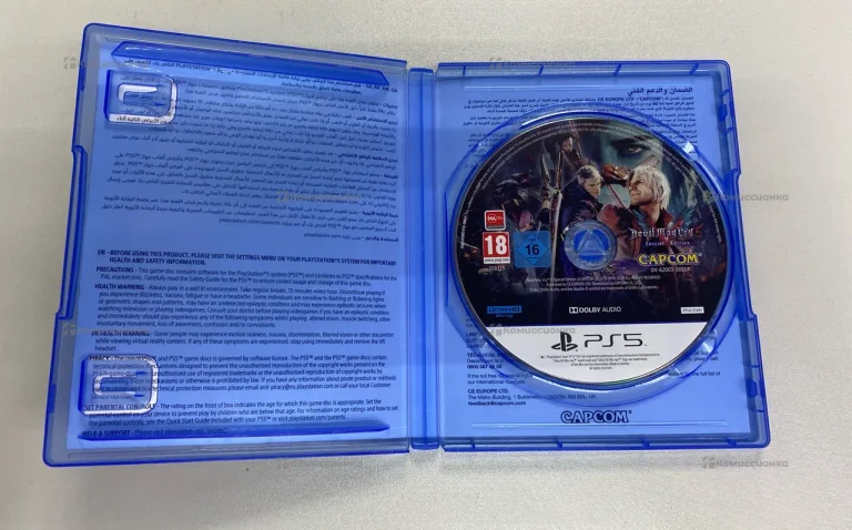 Sony диск для Sony ps5 devil may cry 5