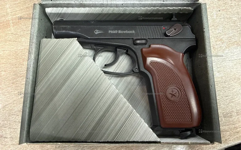 Пневматический пистолет PM49 Blowback