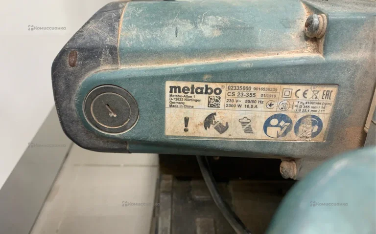 Монтажная пила metabo CS 23-355