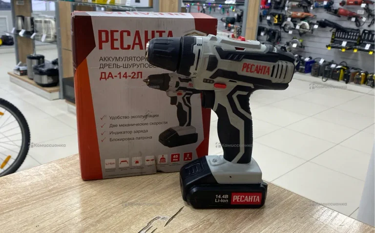 Дрель-шуруповерт Ресанта ДА-14-2Л