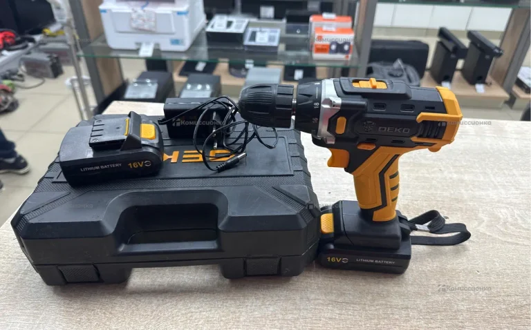 Аккумуляторная дрель-шуруповерт Deko DKCD16FU-Li