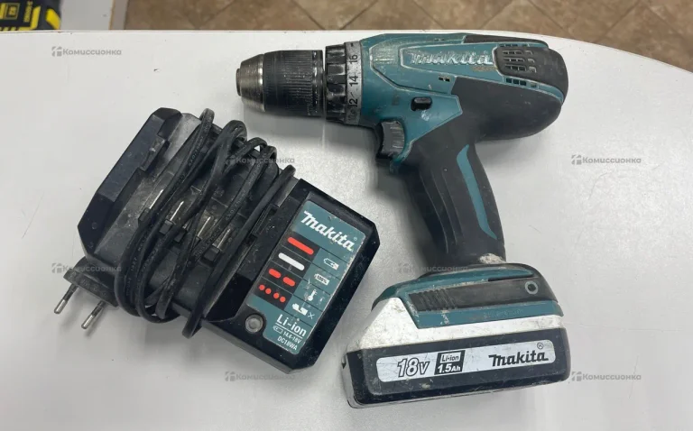 Аккумуляторный шуруповерт makita DF457D