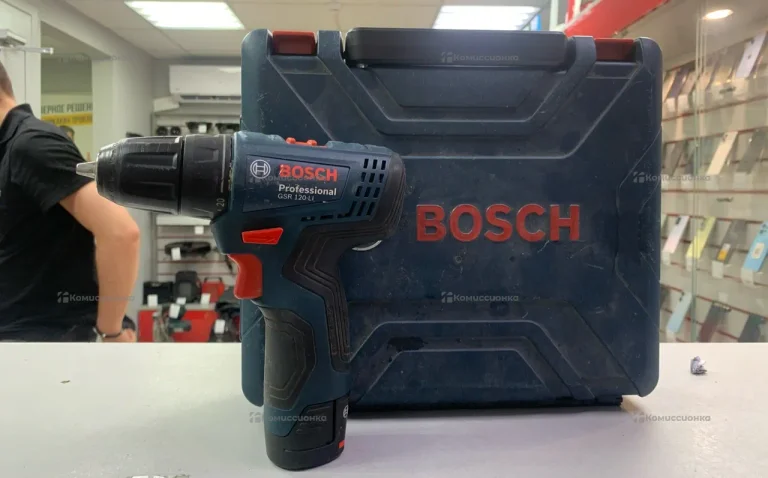Дрель-шуруповерт Bosch GSR 120-LI 1.5Ah x2 Case