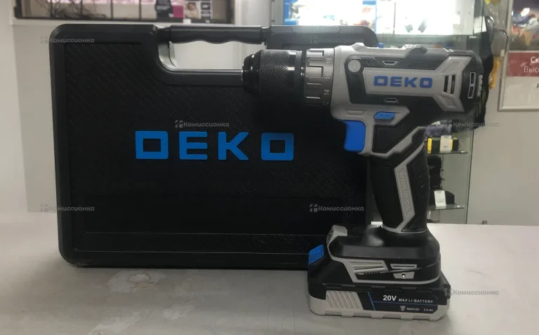 дрель шуруповерт Deko zkcd20v pro bmc