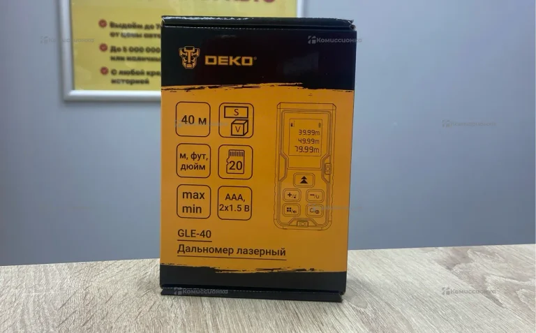 Дальномер лазерный DEKO GLE-40