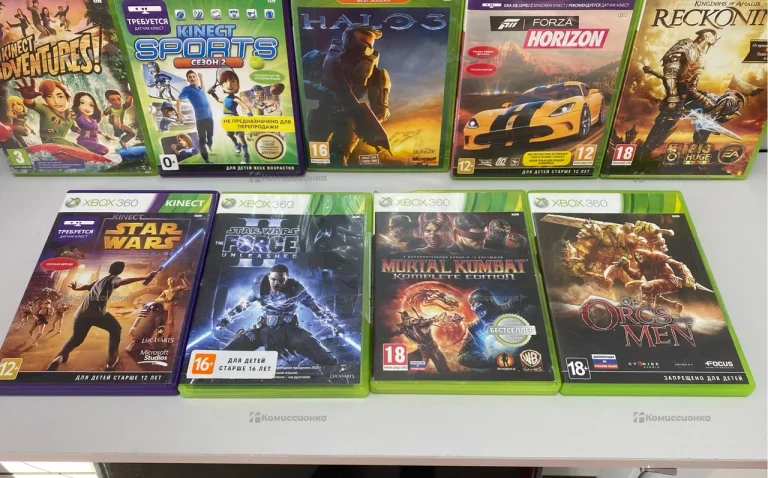 Набор дисков для Xbox 360 9шт