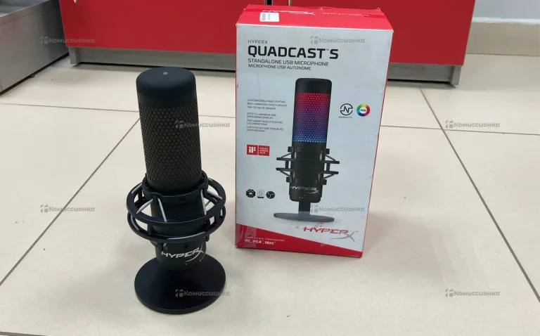 Микрофон HyperX Quadcast D