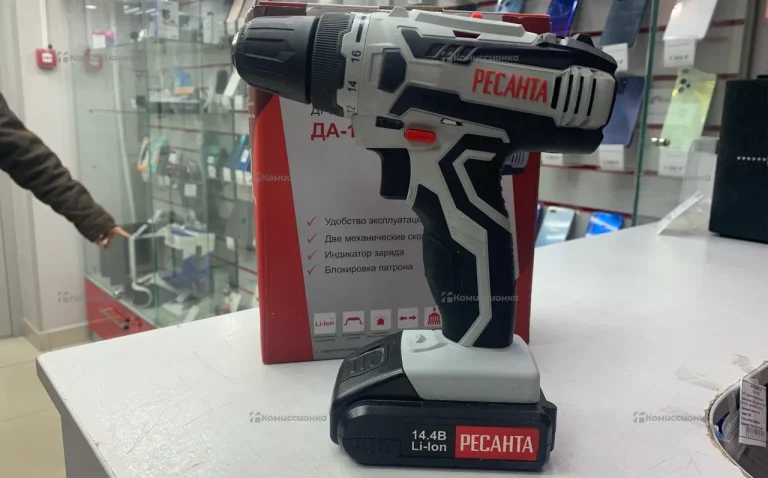 Дрель-шуруповерт РЕСАНТА ДА-14-2Л