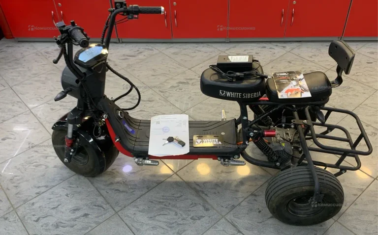 Электроскутер White Siberia Trike Mini