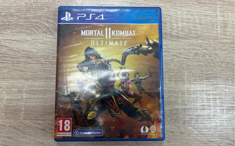 PS4. диск PS4 Mortal kombat ultimate