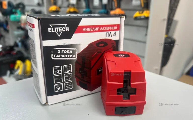 Лазерный уровень Elitech ПЛ4 Зел