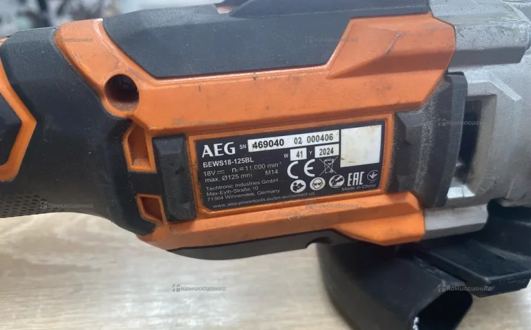 Аккумуляторная УШМ AEG BEWS18-125BL