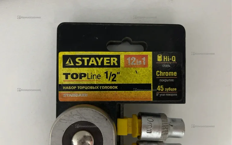 Набор торцовочных головок Stayer 1/2 12in1