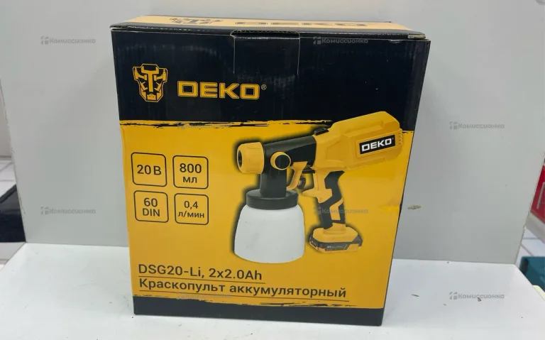 Аккумуляторный Краскопульт Deko DSG20