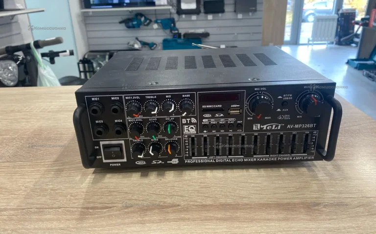 Микшер karaoke power amplifier av-mp326bt