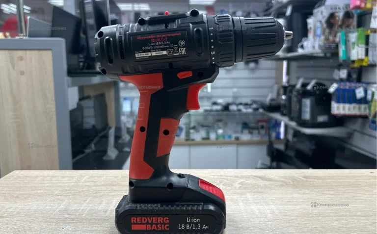 Аккумуляторная дрель-шуруповерт RedVerg SD18L/1-2