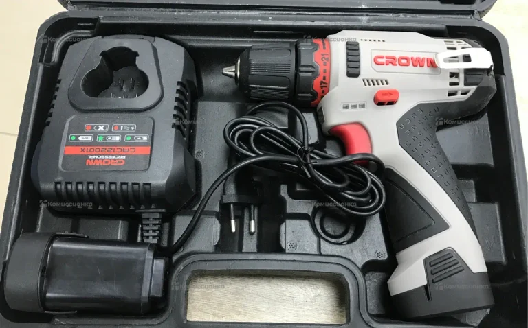 Аккумуляторная дрель-шуруповерт CROWN CT21072HX-2