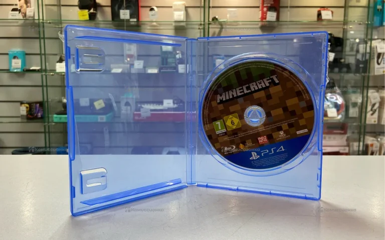 Sony PlayStation  диск PS4 Minecraft