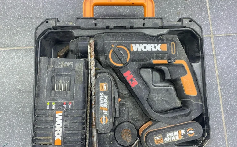 Перфоратор аккумуляторный worx wx390.1