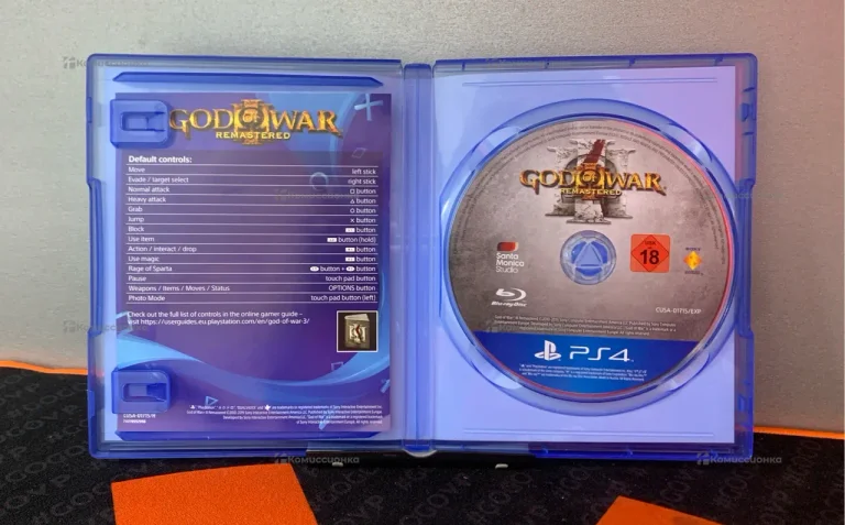 Диск God of War 3 Renastered