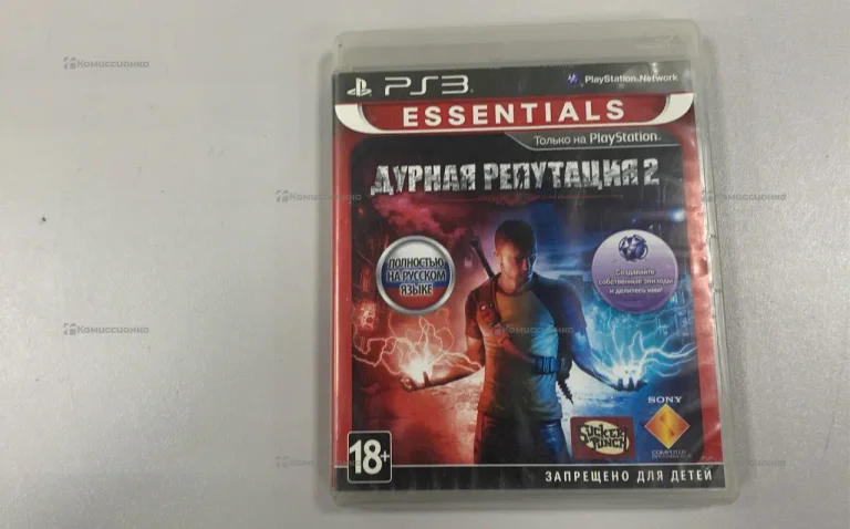 Диск ps3 Дурная репутация 2