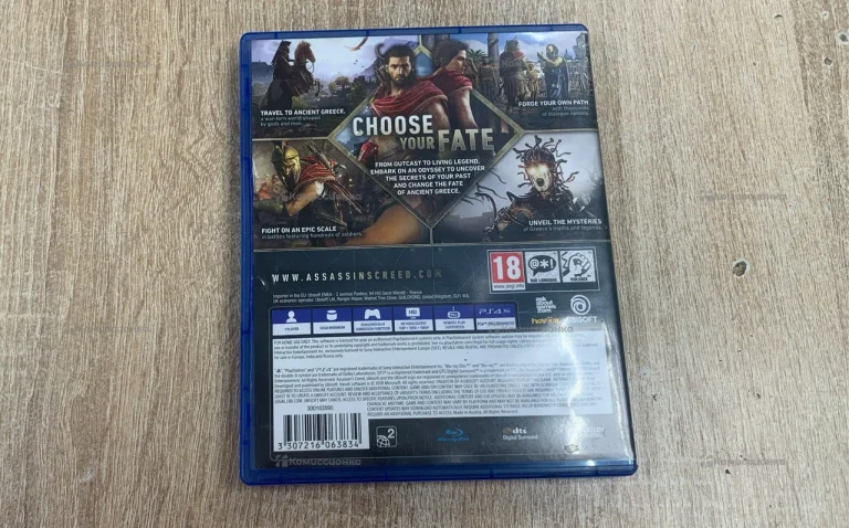 PS4. диск assassins greed odyssey ps4
